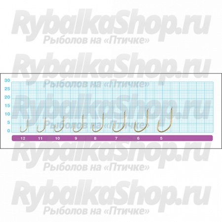 Одинарный крючок Owner 50015 AJI-B, золотой 50015-09