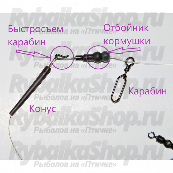 Волосяной монтаж Smart Baits "Большая Волга", №2/ 15,8кг/ 0,3мм