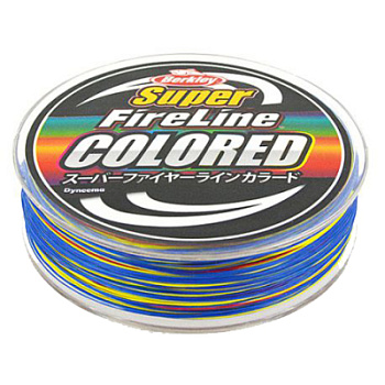 Шнур Berkley Super Fireline Colored 200м, 2.5, 18.1кг, 10м х 5colors