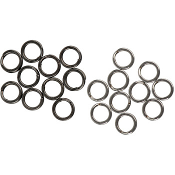 Заводное кольцо Savage Gear Splitring SS+BLN, 5.5мм, 27кг, 59lbs, уп.10+10шт, арт.73953