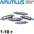 Грузило Nautilus Цилиндр с силиконовой трубочкой Грузило Nautilus Цилиндр с силиконовой трубочкой