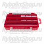 Коробка для приманок 2стор. Meiho RunGun Case 3010W-1 205x145x40 с разделит+вкладыш, красная