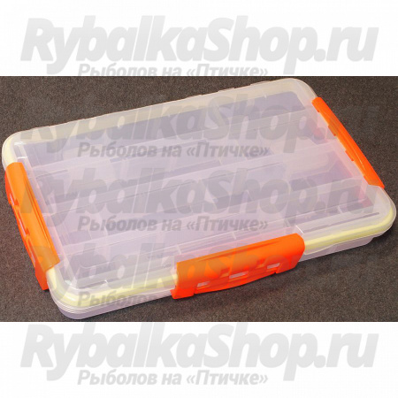Коробка для приманок Kosadaka TB-S20S-CL, 27*17*5.3см, герметичная, прозрачная