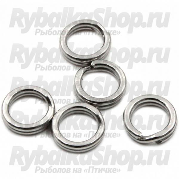 Заводное кольцо Namazu RING-A, цв. Cr, р. 1 ( d=11,5  mm), test-43 кг (уп.10 шт)
