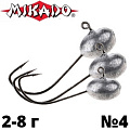 Джиг-головка Mikado Abeerdeen BN крючок №4 Джиг-головка Mikado Abeerdeen BN крючок №4