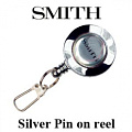 Smith Silver Pin on reel Smith Silver Pin on reel
