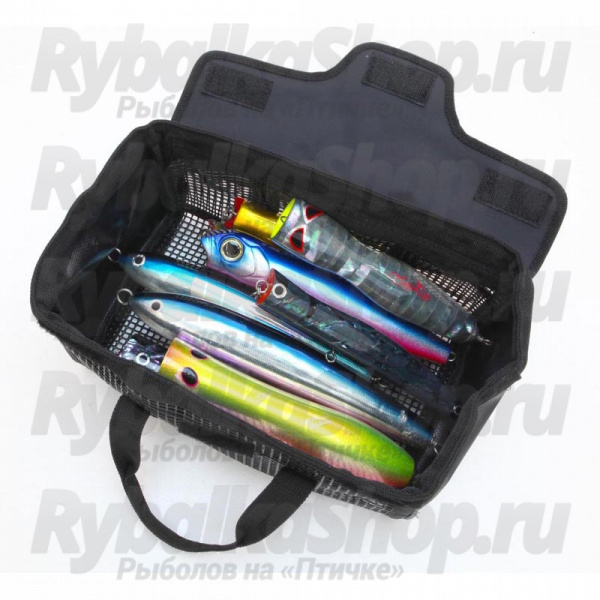 Сумка для джиговых блесен Hots Lure Mesh Bag L Black