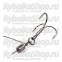 Готовый монтаж Savage Gear SS Corkscrew Stinger Red + Bn, 3г, No1/0, 35кг, уп.2шт, арт.72277
