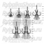 Крючок Assist VMC 7117 TI (олово) №3/0 (3 пары)