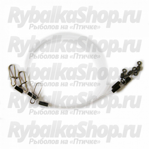 Поводки флюорокарбон Призёр 3 шт. в упаковке. 12 кг - 25 см