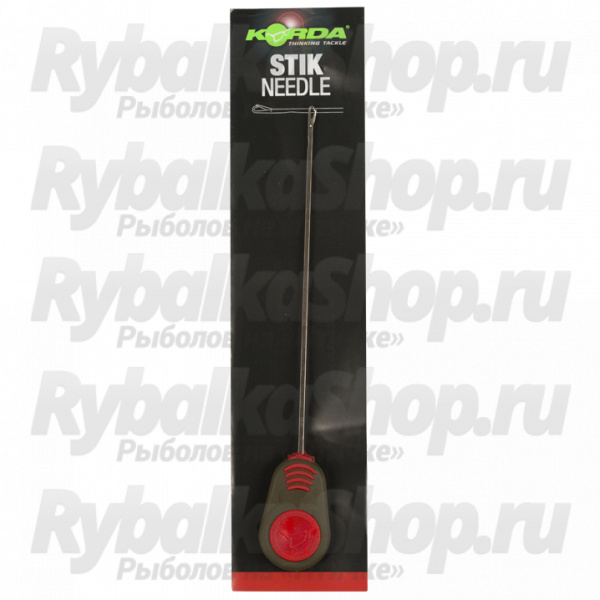 Игла для стиков Korda Heavy Latch Stik Needle Red Handle KBNS