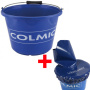 Пластиковое ведро для прикормки Colmic BLU:12 Lt+ Мягкая крышка