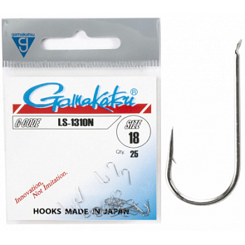 Крючок Gamakatsu Hook LS-1310N Nickel №14 25шт.