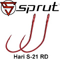 Sprut Hari S-21 RD (Single Bait Hook Red) Sprut Hari S-21 RD (Single Bait Hook Red)