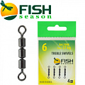 Fish Season Вертлюжок тройной скоростной цилиндр. Fish Season Вертлюжок тройной скоростной цилиндр.