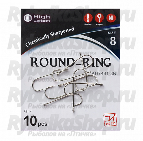 Крючок Koi Round-Ring, размер 10 (INT), цвет N (10 шт.)