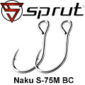 Sprut Naku S-75M BC (Single Parallel Ring Bait Hook) Sprut Naku S-75M BC (Single Parallel Ring Bait Hook)