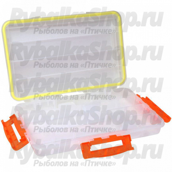 Коробка для приманок Kosadaka TB-S20S-CL, 27*17*5.3см, герметичная, прозрачная