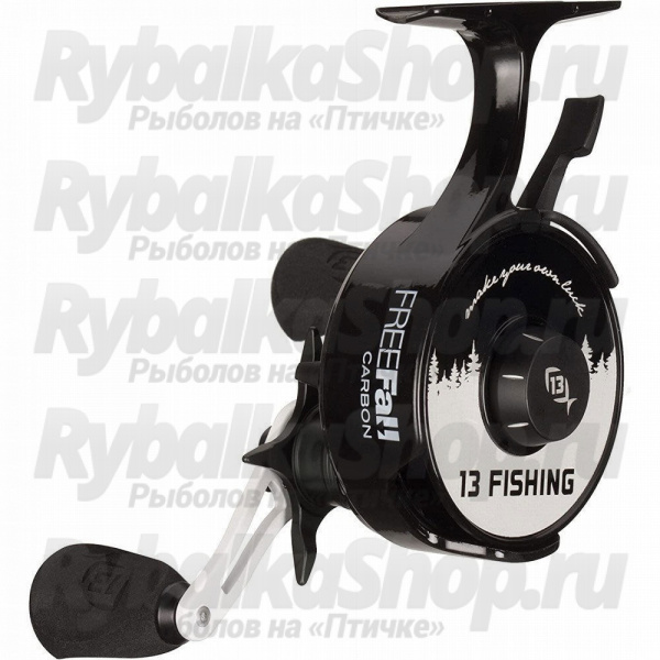 Катушка 13 Fishing FreeFall Carbon - Inline Ice Fishing Reel - Northwoods Edition - 2.5:1 Gear Ratio