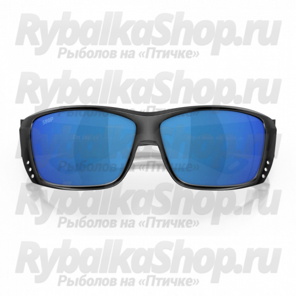 Очки поляризационные Costa Cat Cay 580 GLS (Blackout/Blue Mirror, Large)