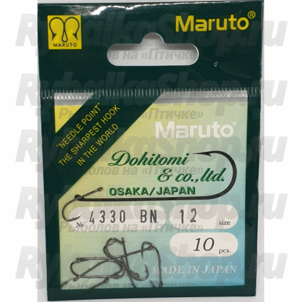Крючки Maruto 4330 BN №02 (10шт/уп)