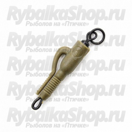 Безопасная клипса с кольцом Korda Hybrid Lead Clips Clay