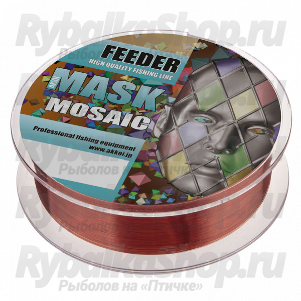 Леска монофильная AKKOI Mask Feeder 150m 0.184
