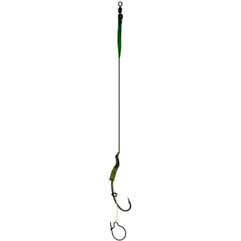 Поводок карповый Mikado Carp Fine Line Maggot Rig 23см, кр. №10, 15 lbs (уп.-2шт.) AMC-P11-10