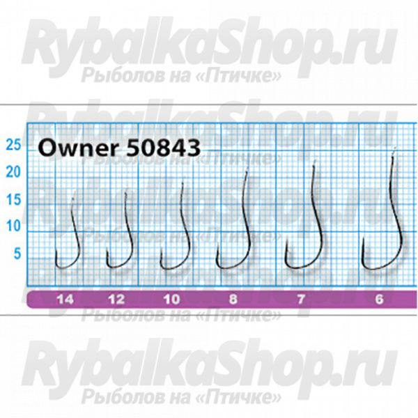 Крючок Owner Ryusen BH nickel №10 16шт
