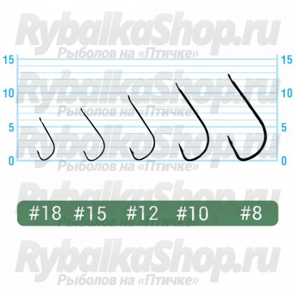 Крючок Owner Sode Light brown №18 14шт