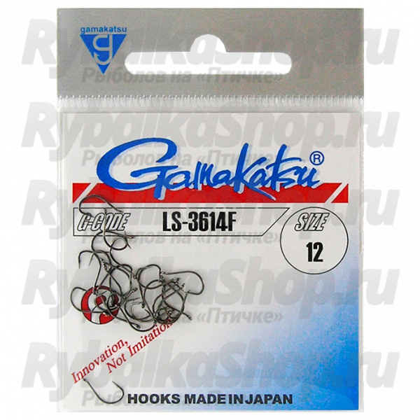 Крючок Gamakatsu LS-3614F (Black) №08