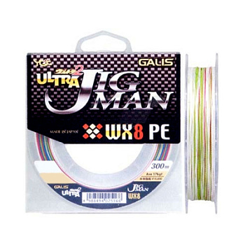 Шнур плетеный YGK Ultra Jig Man WX X8 300m (#2.5/40lb)