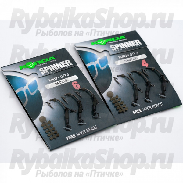 Готовая оснастка Korda Spinner hook sections Kurv # 4