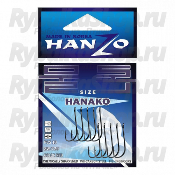 Крючок Hanzo Hanako BLN № 10 (уп. 10 шт.) SW-720-10-bln
