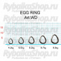 Кольцо титановое разжимное Fish Season Egg Ring, 1,0х6,8х9,1 мм, тест 9,5 кг. (упак. 4 шт)