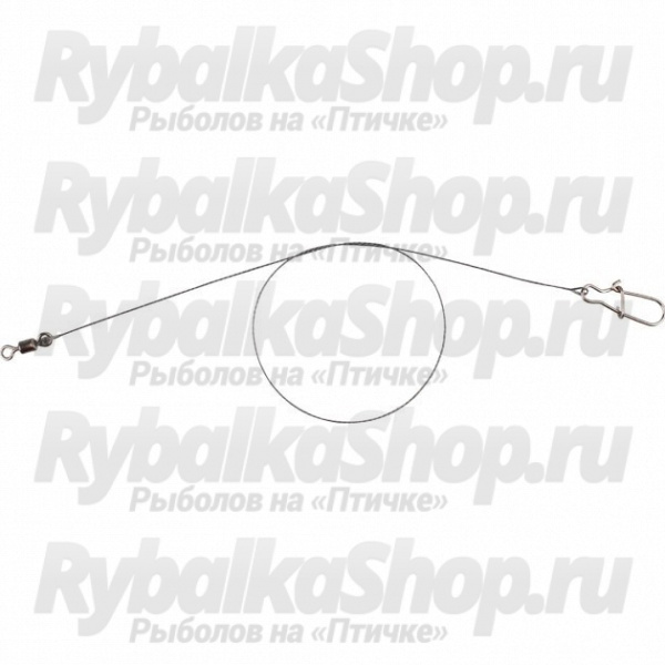 Поводок Mikado Jaws Wolframowy LIGHT (вольфрам, 15см, 10кг.) 2 шт. Арт.ZGJ04-15-10