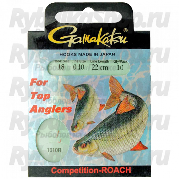 Крючок Gamakatsu BKS-1010R Roach 22 см Comp №14 d0.10