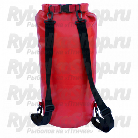 Герморюкзак Митек 30л (Ø 26см Н-57см) (красно-серый)