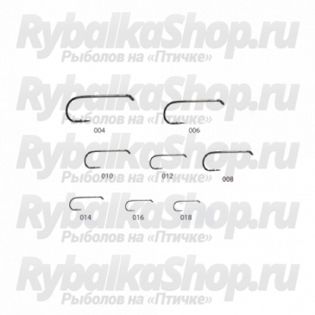 Крючок Gamakatsu F11 Ring Eye N-L №04  (11шт)